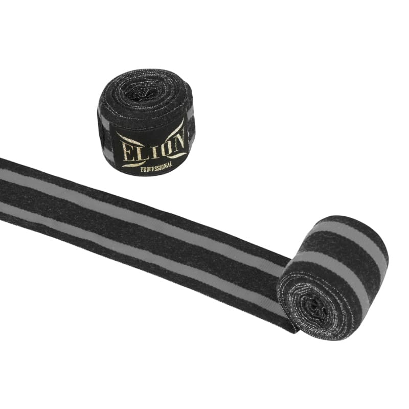 Bandes de boxe ELION 4.5m Grise/Noir - Image 2