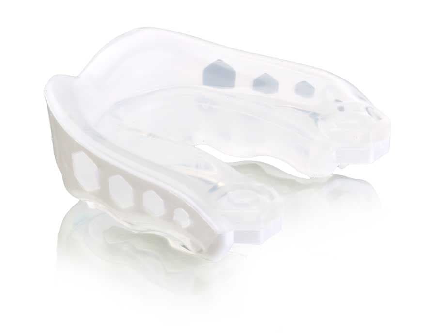 Protège dents SHOCK DOCTOR Gel max Transparent/Blanc - Image 3