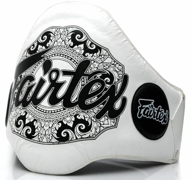 Ceinture de frappe FAIRTEX V2 Thaï - Blanc