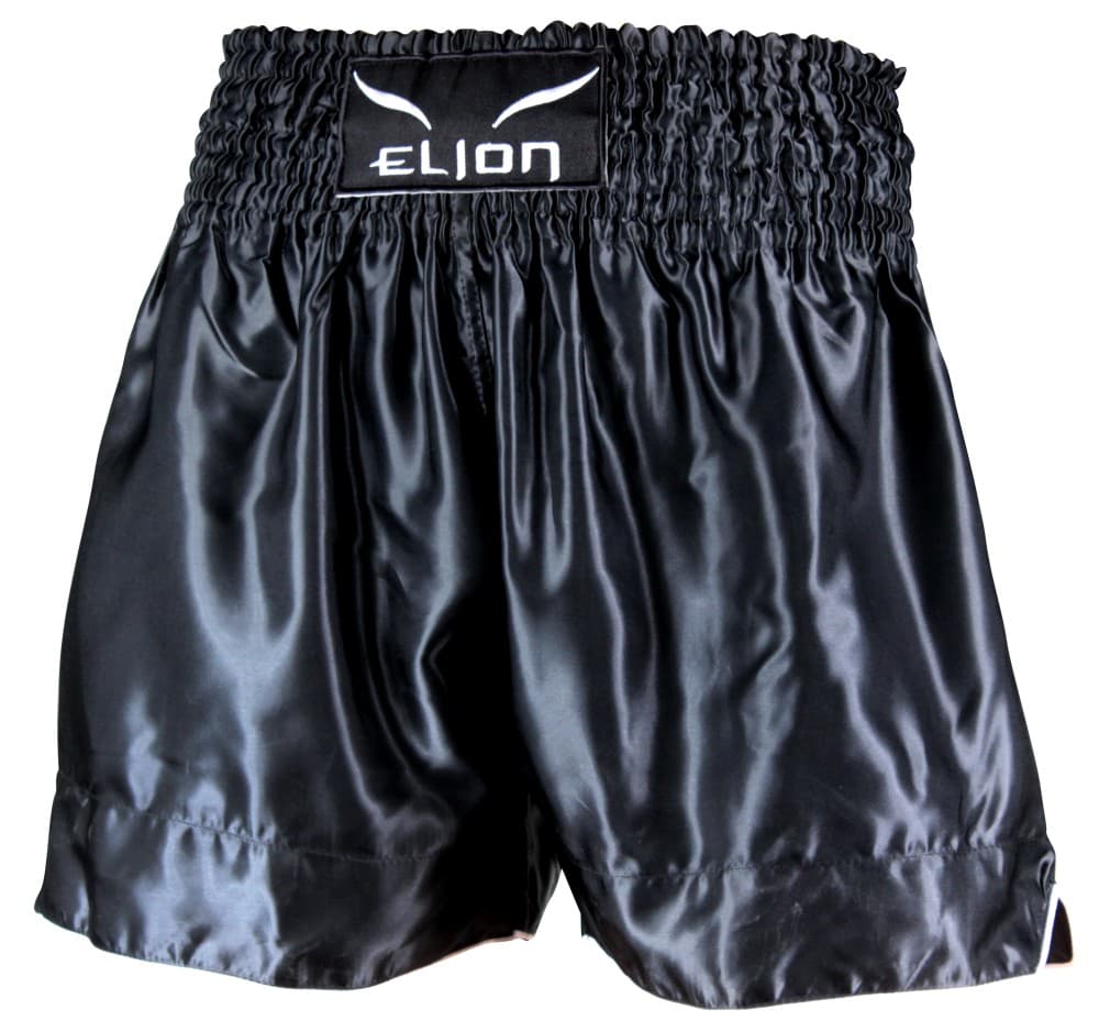 Short de Boxe Thaï ELION Noir