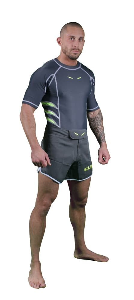Rashguard Elion - Gris - Manches Courtes