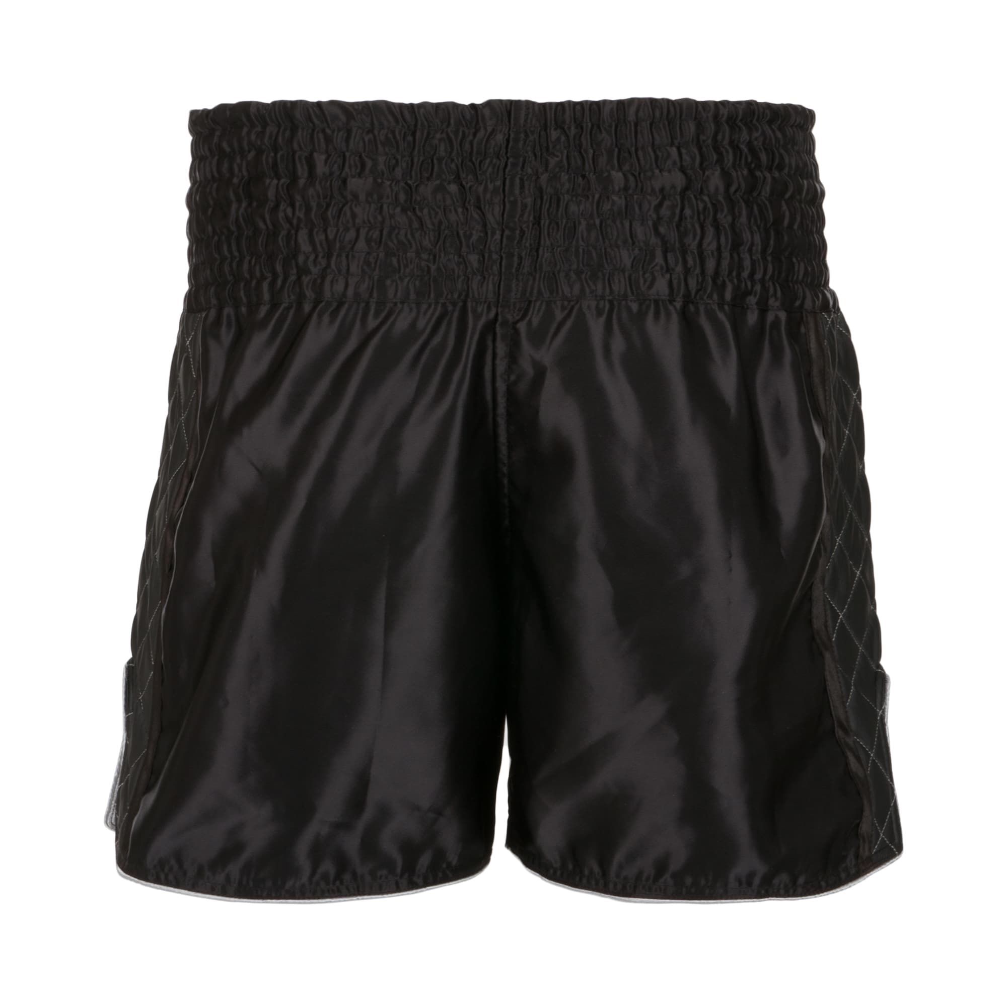 Short de Boxe Thaï ELION BLACK LABEL - Noir & Argent - Image 2