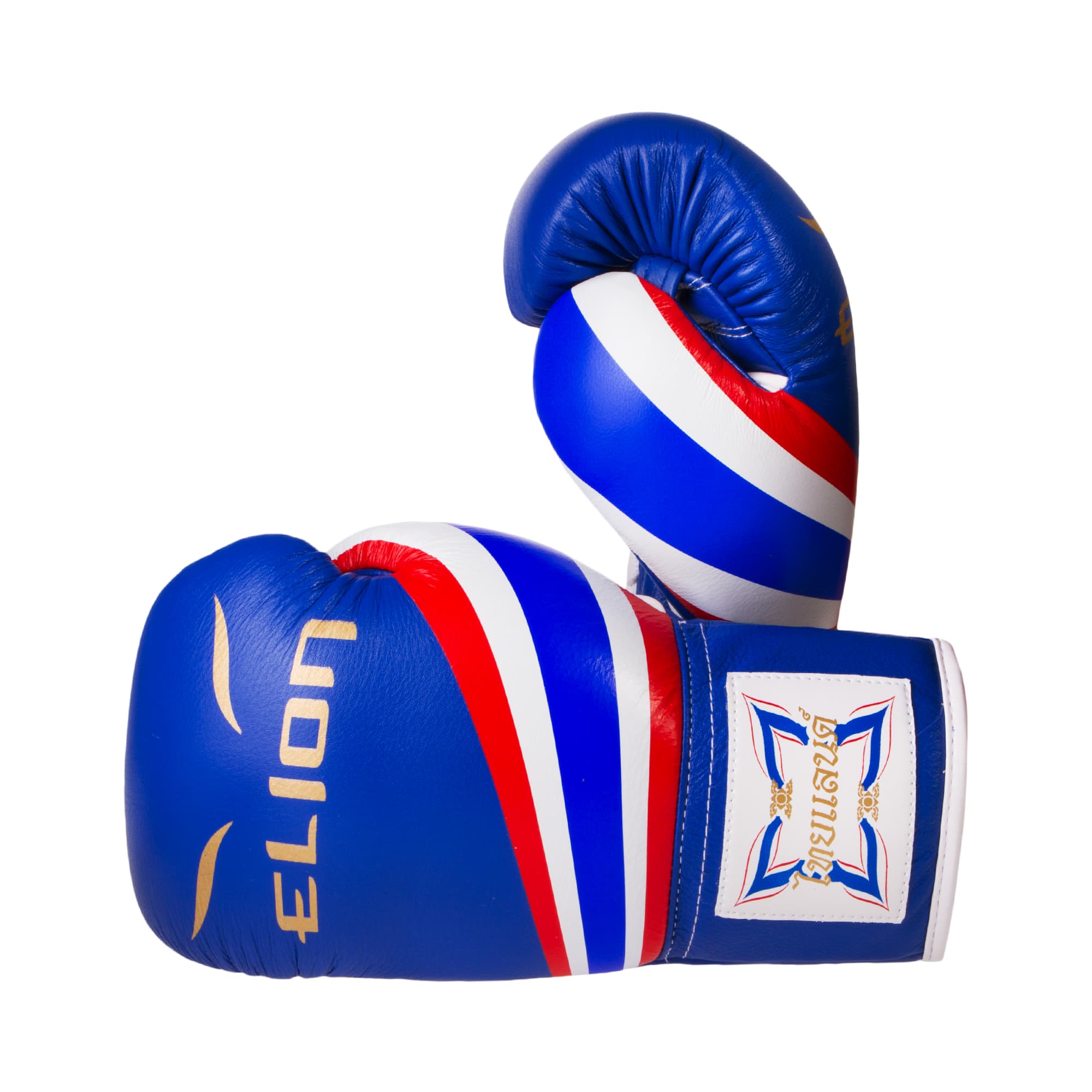 Gants de boxe à lacets ELION Born in Thailand - Blue - Image 3