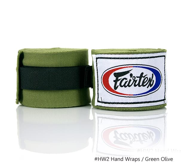 Bandes de boxe FAIRTEX Green Olive