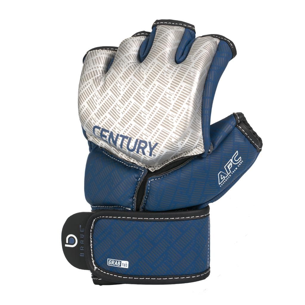 Gants de MMA CENTURY BRAVE Competition Training Bleu/Argent - Image 2