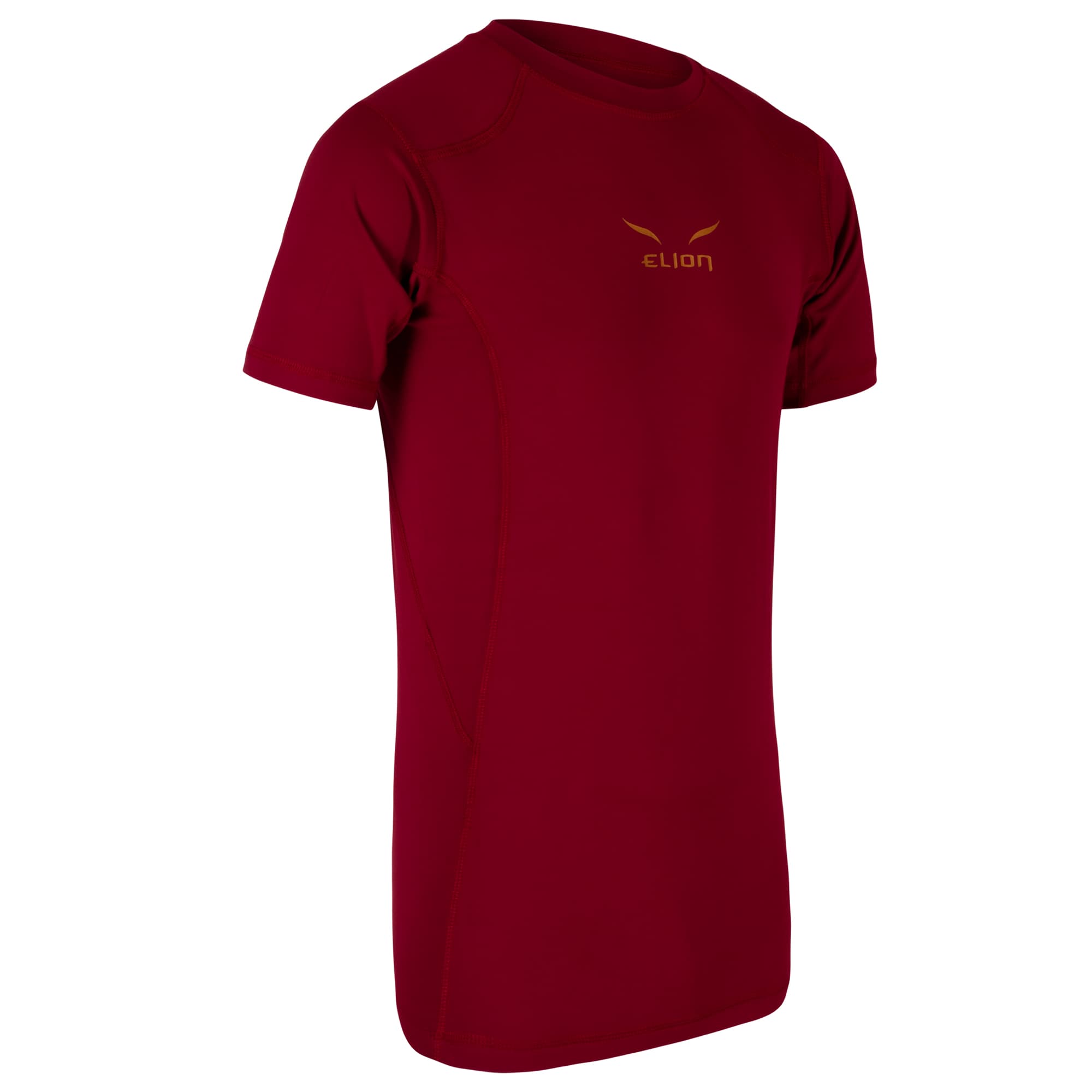 Rashguard Elion Monochrome - Bordeaux - Manches Courtes - Image 2