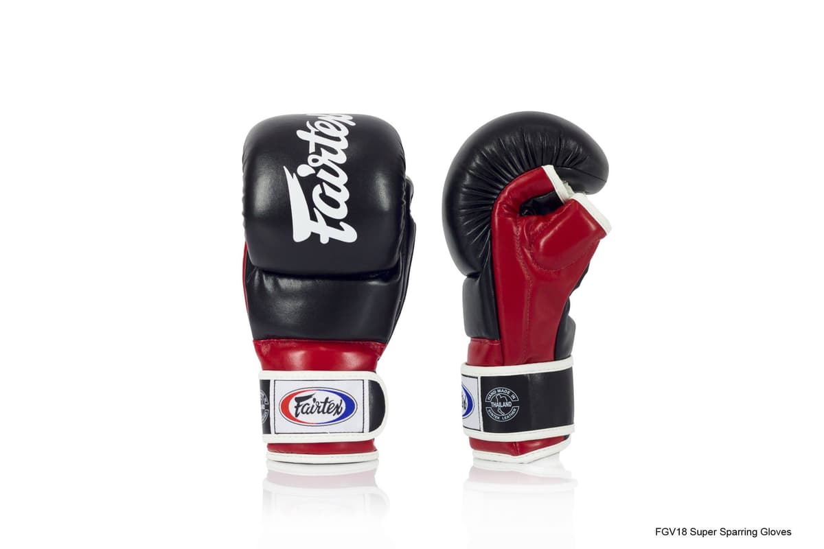 équipement Arts Martiaux Gants De Sparring MMA Combat Sports - Permettent De Frapper Et Lutter - Mousse Absorbante, Cuir Synthétique Résistant Protection Mains Entraînement