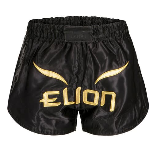 Short de Boxe Thaï ORIGINS ELION Noir/Gold - Image 3