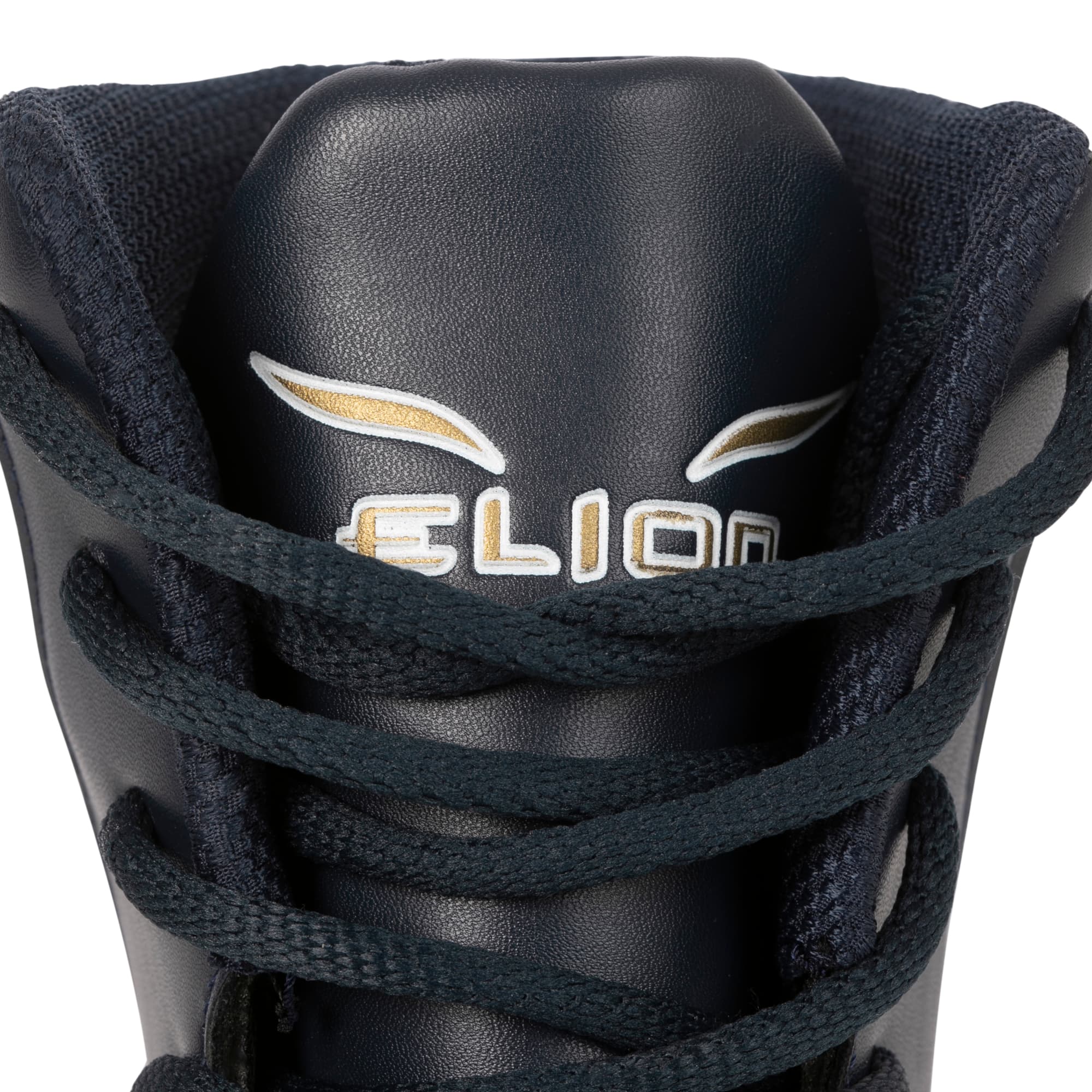 Chaussures de Boxe ELION Rapide Bleu/Or - Image 3