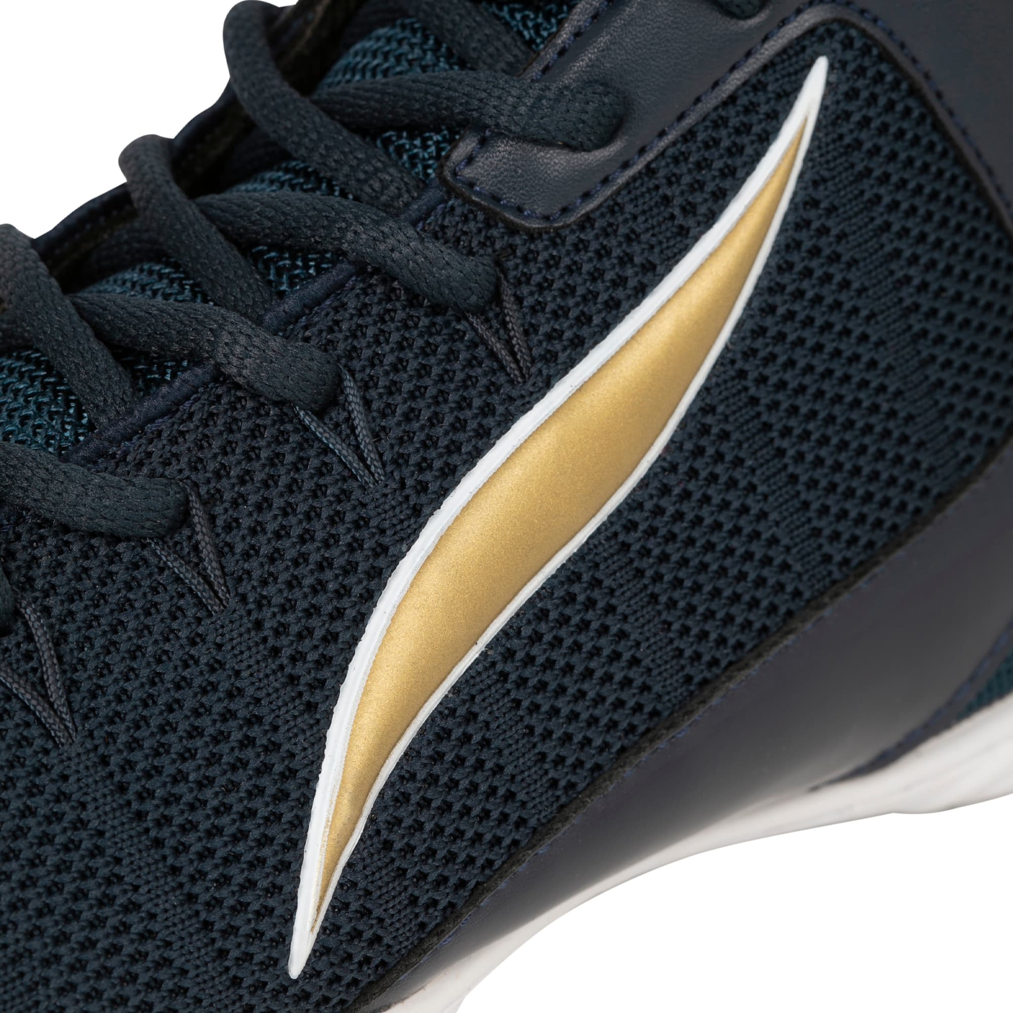 Chaussures de Boxe ELION Rapide Bleu/Or - Image 6