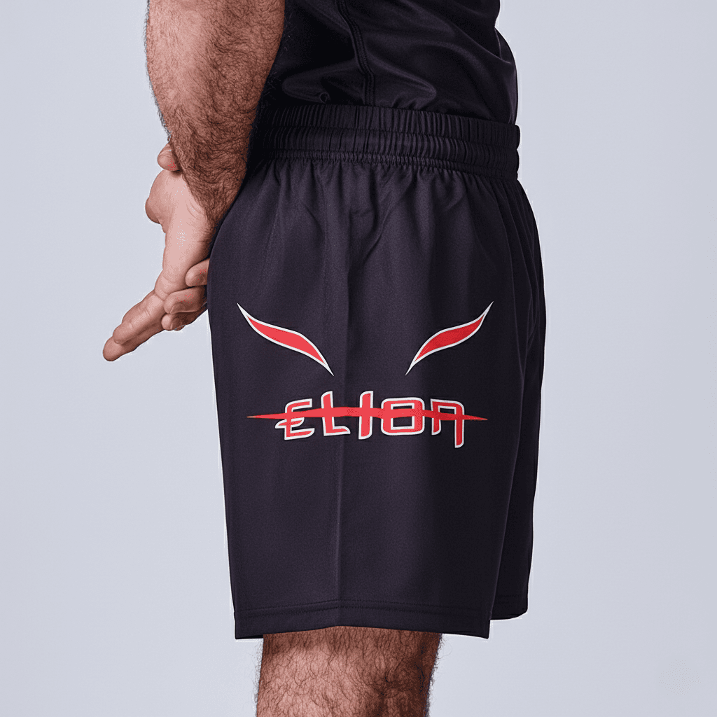 Short MMA/JJB NARUTO X ELION AURA Akatsuki - Noir - Image 4