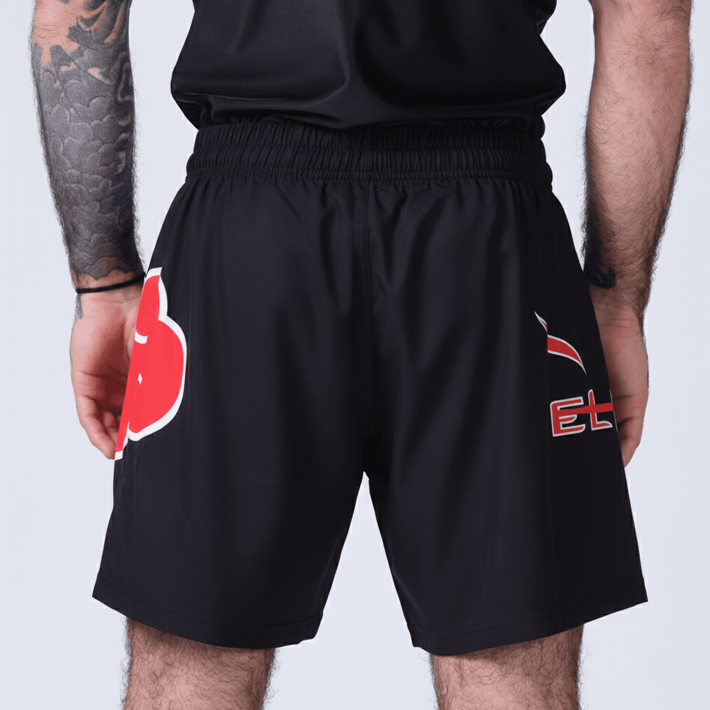 Short MMA/JJB NARUTO X ELION AURA Akatsuki - Noir - Image 3