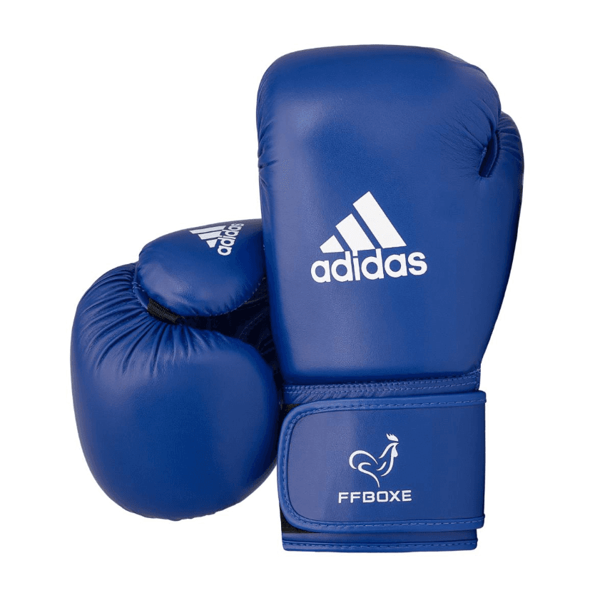 Gants de boxe amateur ADIDAS IBA PU Bleu