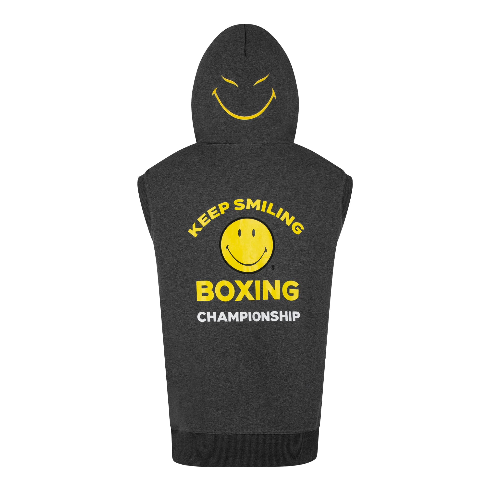 Sweat  sans manches ELION  X SMILEY 50th Anniversay Gris - Image 3