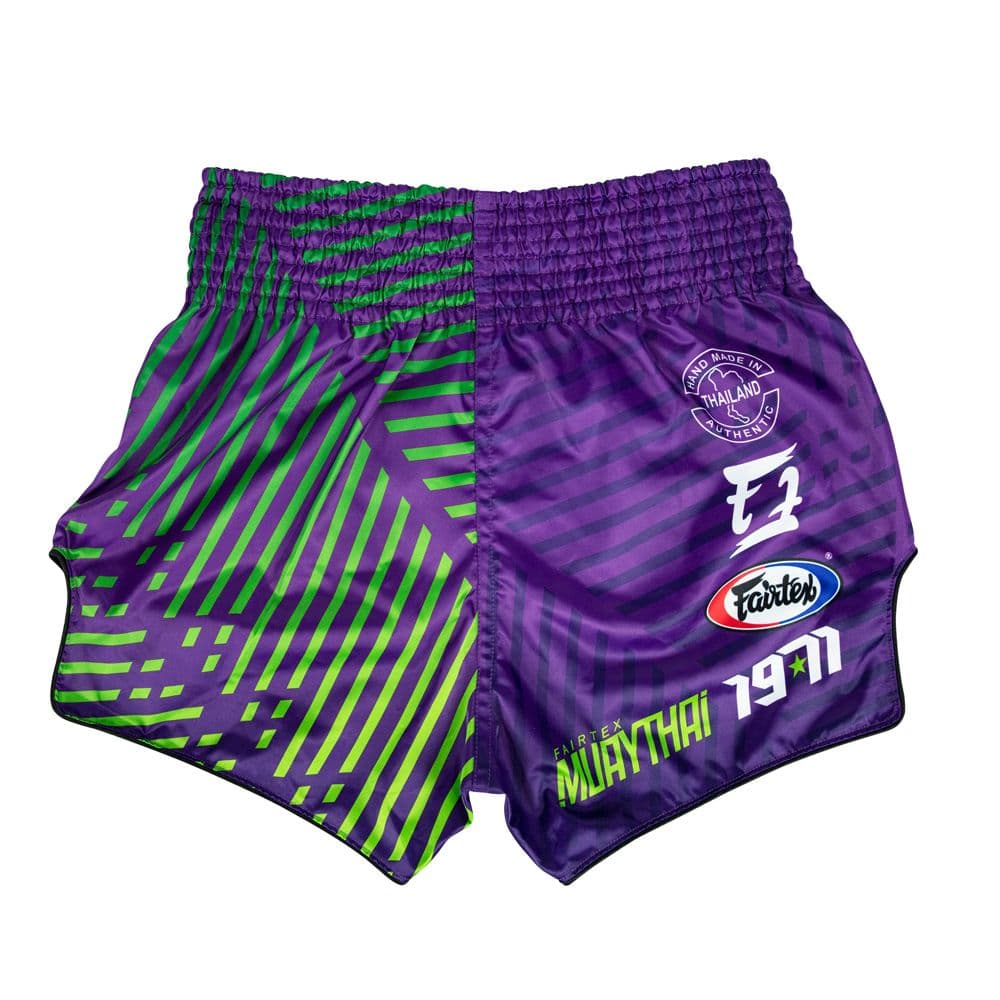 Short de Boxe Thaï FAIRTEX BS1922  \"RACER\" PURPLE - Image 5