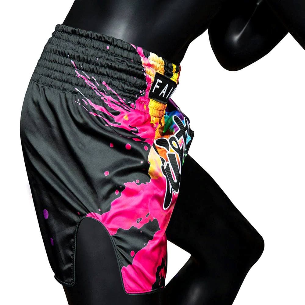 Short de Boxe Thaï FAIRTEX BS1940 BLACK FUNKY SOUL - Image 3