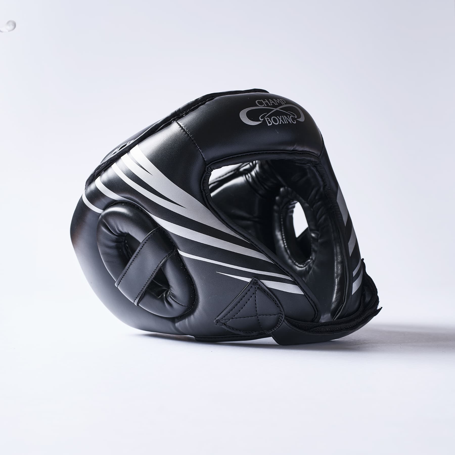 Casque CHAMPBOXING Face Ouverte - Noir/Noir - Image 3