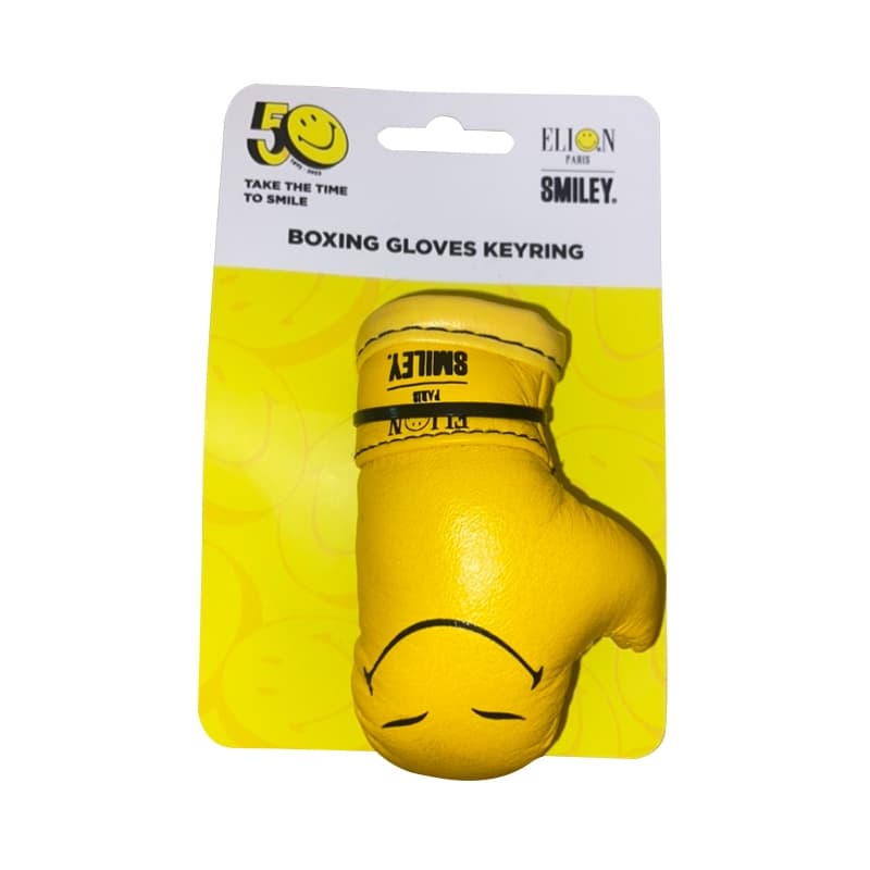 Porte-clés ELION Paris X SMILEY® 50th Anniversary Edition Limitée Cuir. - Image 2