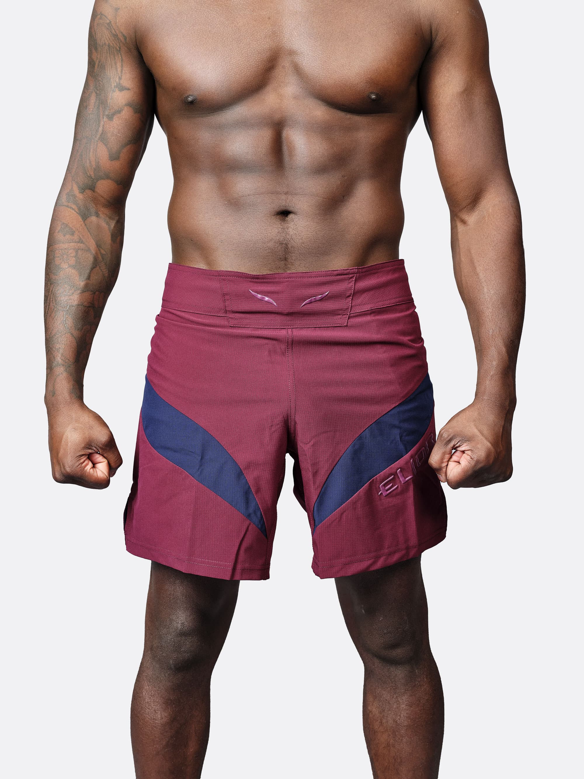 Short MMA SEYANT ELION- BORDEAUX/NAVY - Image 4