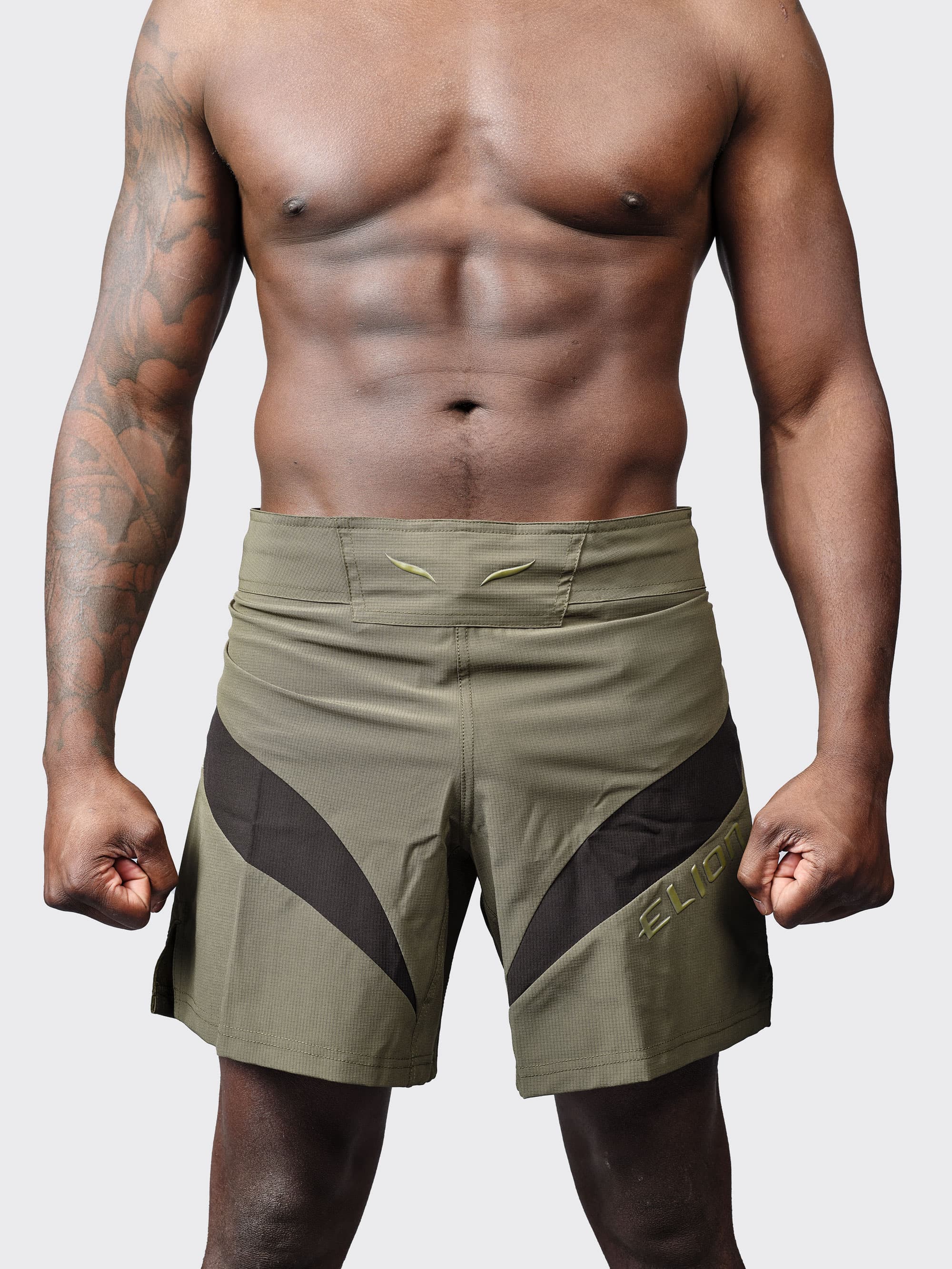 Short MMA SEYANT ELION- KAKI/Noir - Image 4