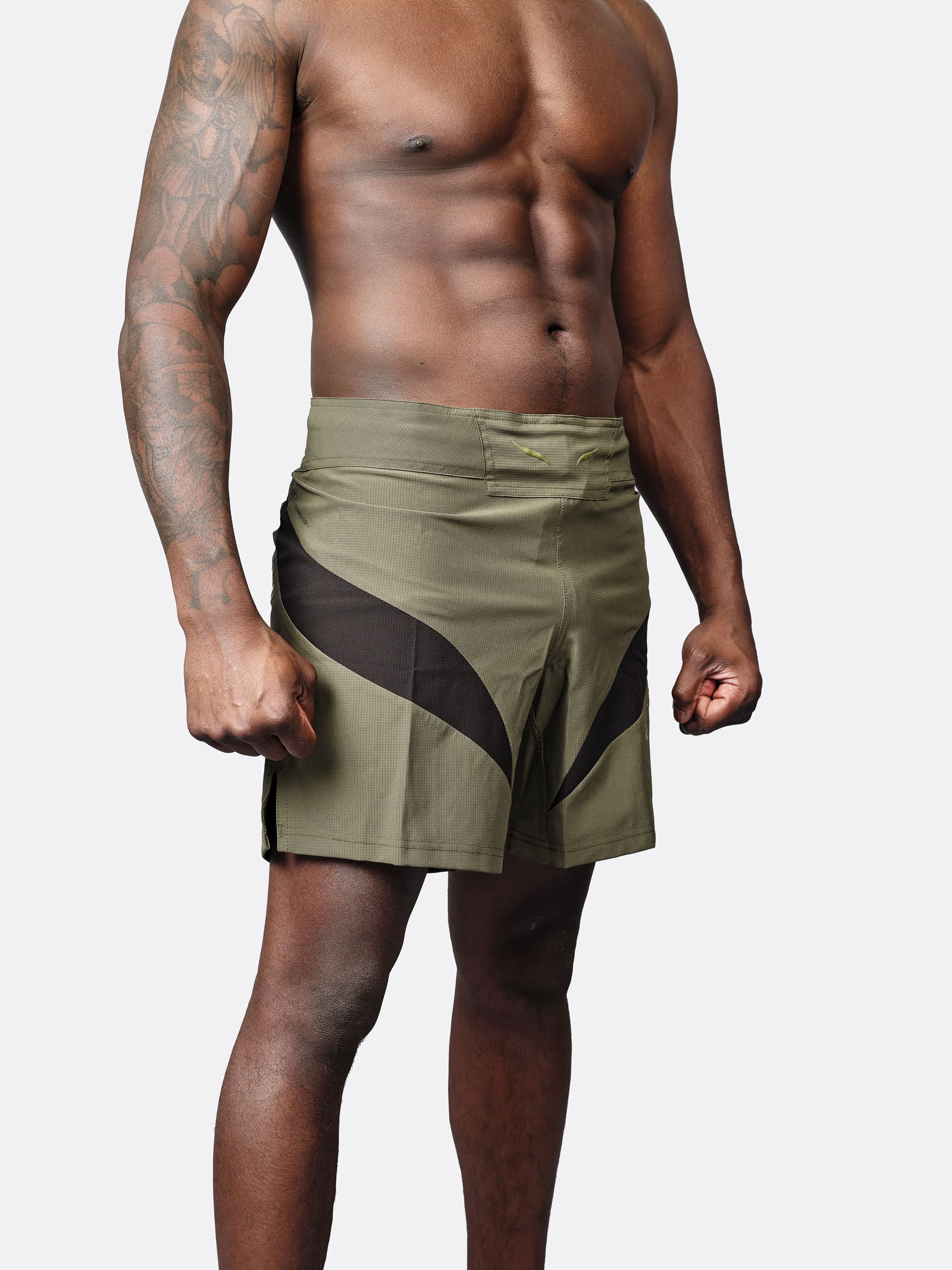 Short MMA SEYANT ELION- KAKI/Noir - Image 3