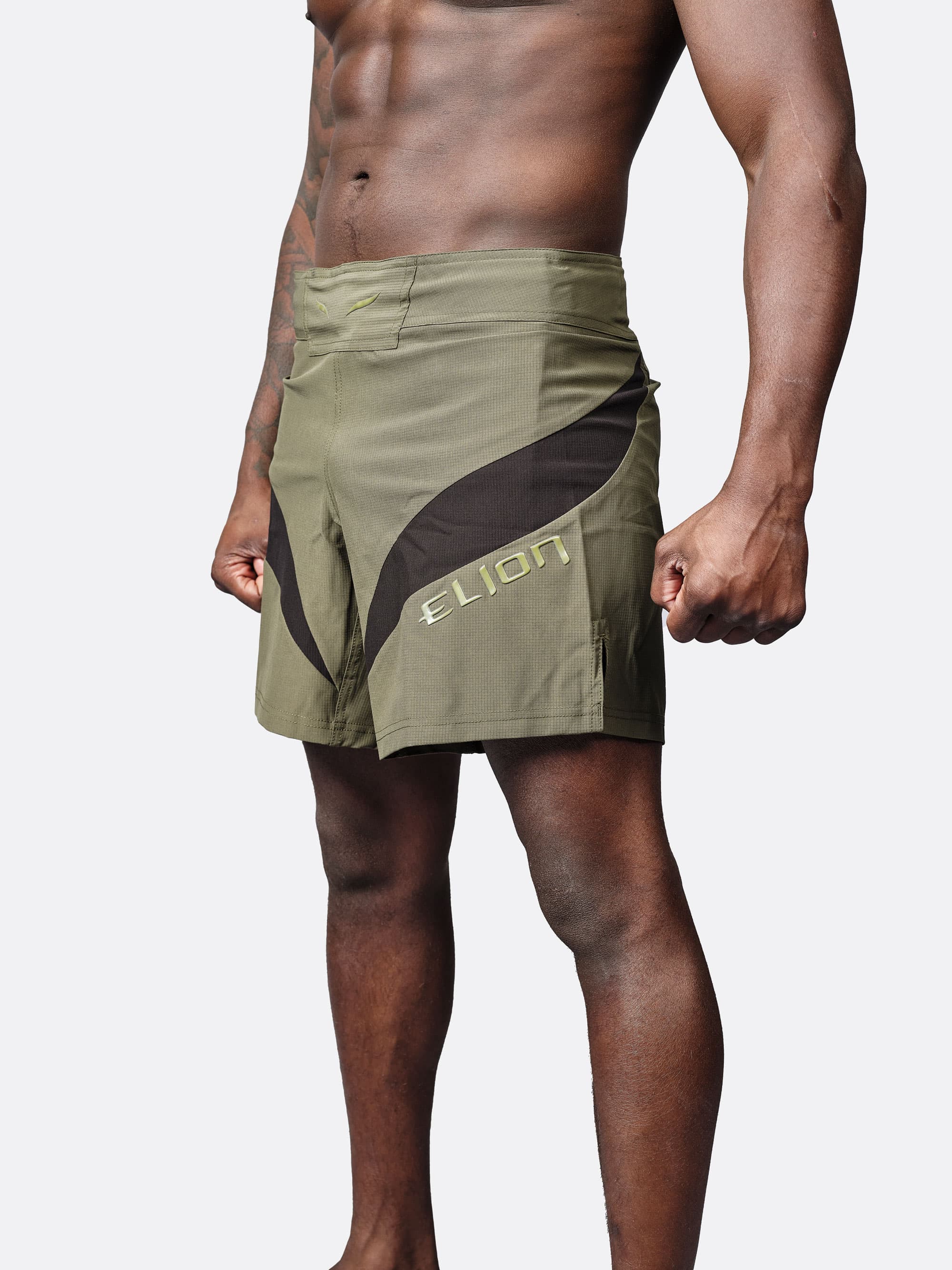 Short MMA SEYANT ELION- KAKI/Noir - Image 2