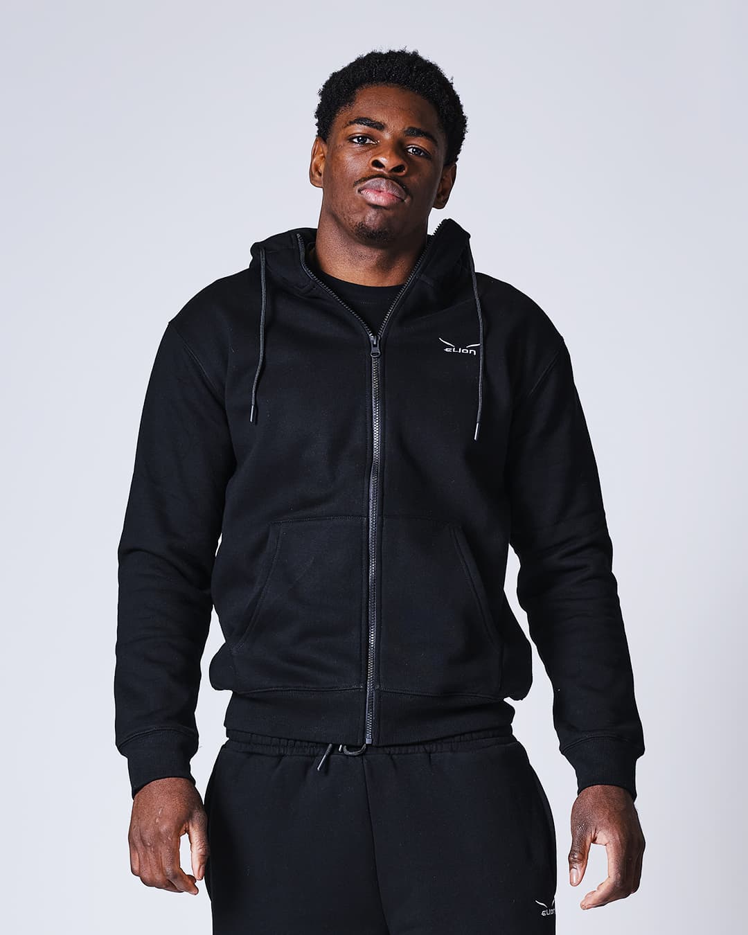 Sweatshirt à Capuche ELION Turenne Noir