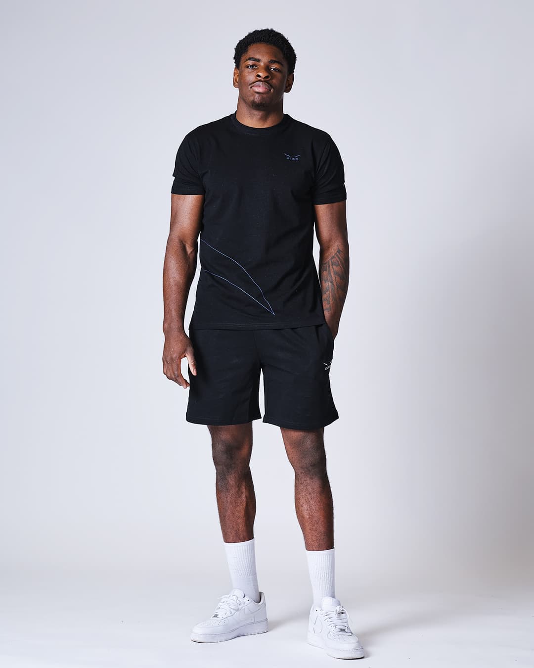 Short de Sport ELION Turenne Noir