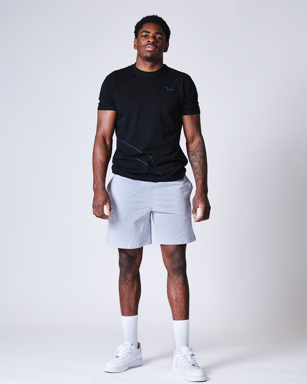 Short de Sport ELION Turenne Gris - Image 2