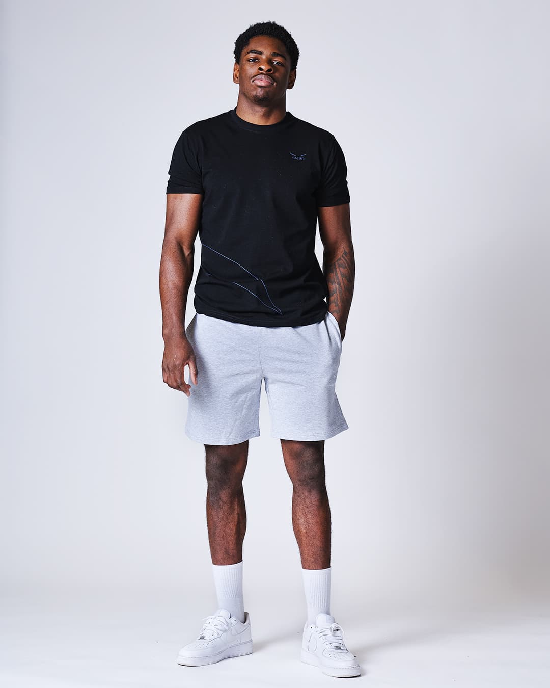 Short de Sport ELION Turenne Gris