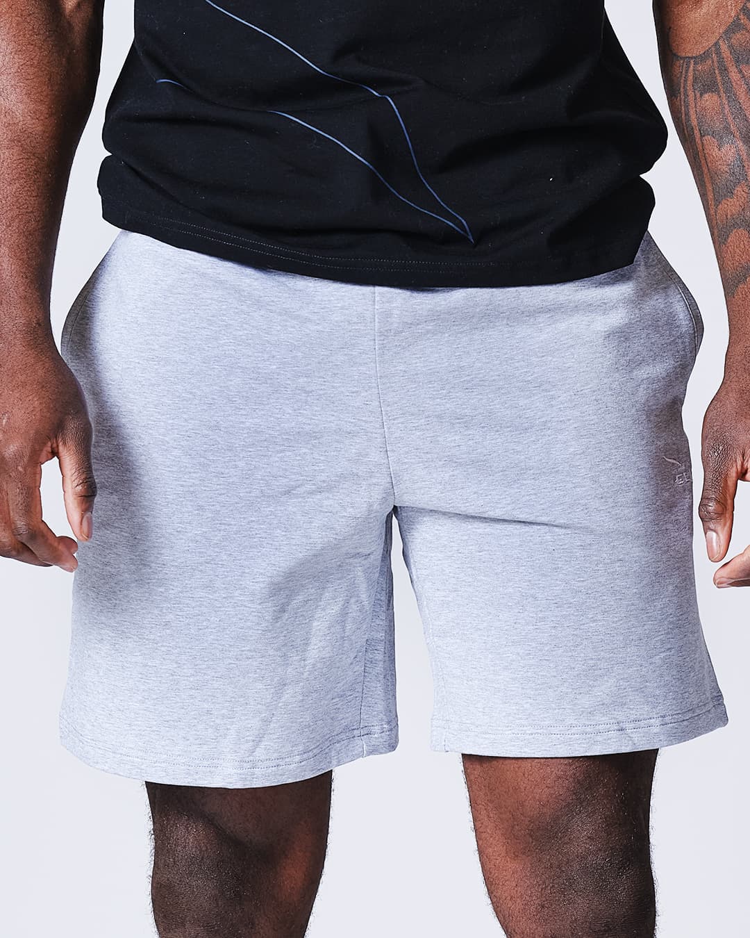 Short de Sport ELION Turenne Gris - Image 3