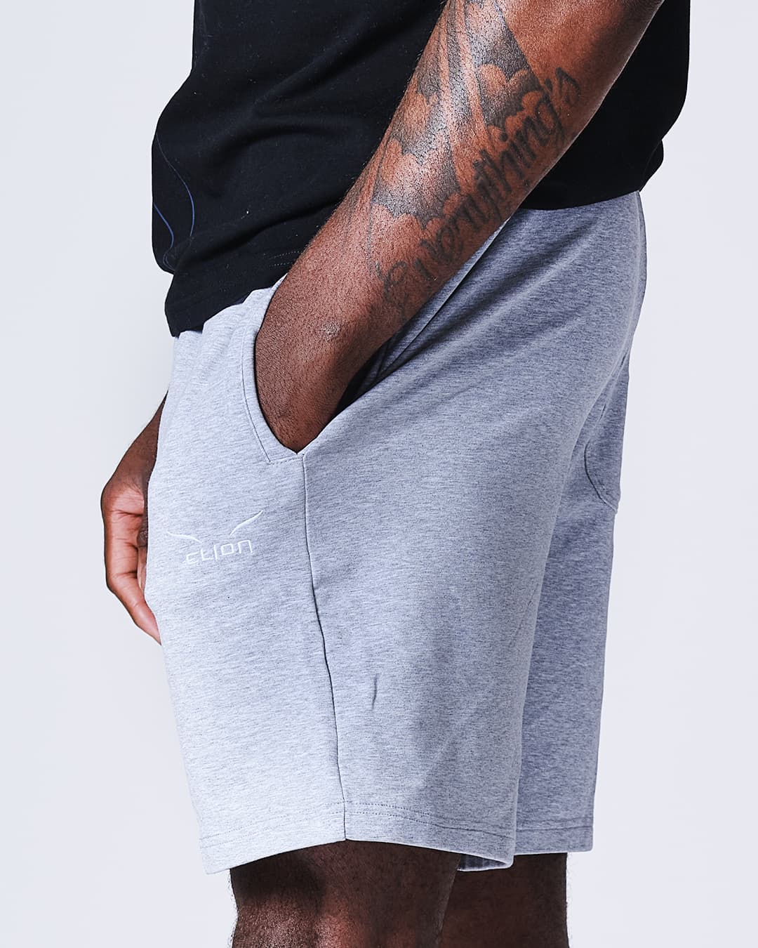 Short de Sport ELION Turenne Gris - Image 4