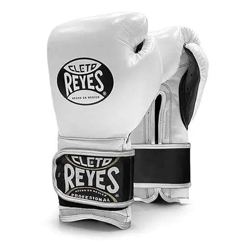 Gants de Boxe d'entrainement REYES Pro Sparring  Blanc/Noir