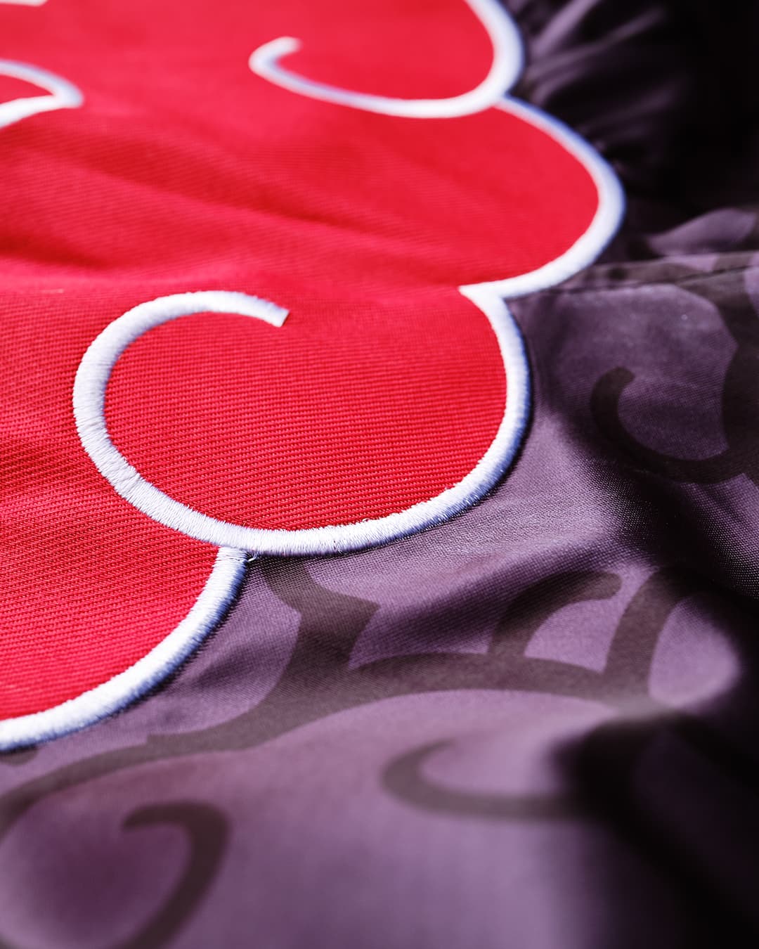 Short de Boxe Thaï NARUTO X ELION AKATSUKI Noir/Rouge - Image 5