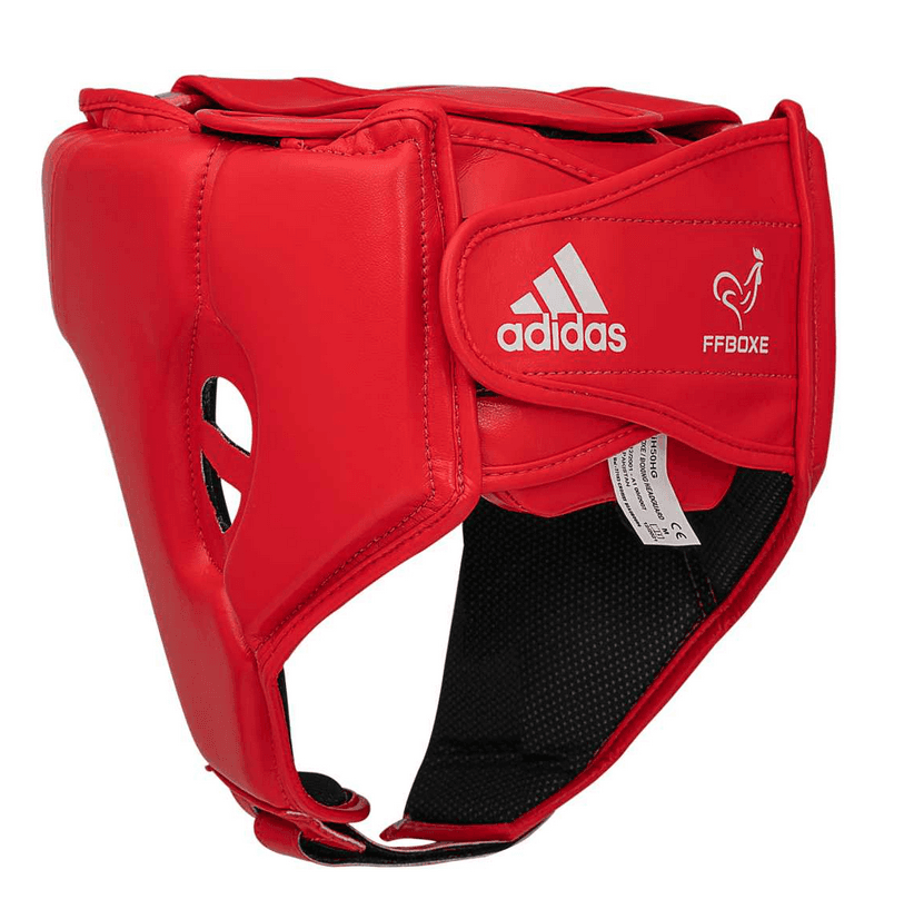 Casque de boxe amateur FFB ADIDAS Hybride ADIH50HGSMU ROUGE - Image 2