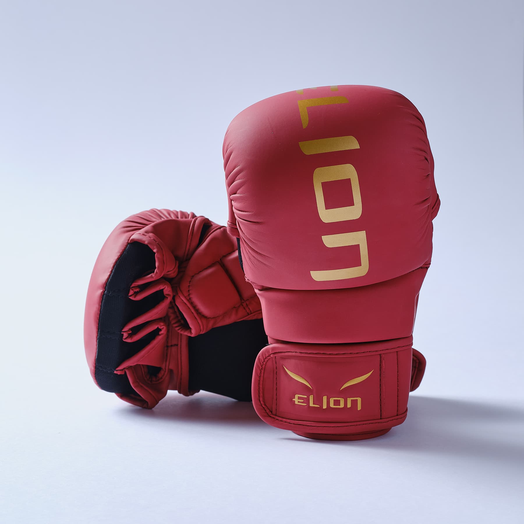 Gants MMA ELION Super Sparring - Bordeaux/Or - Image 4