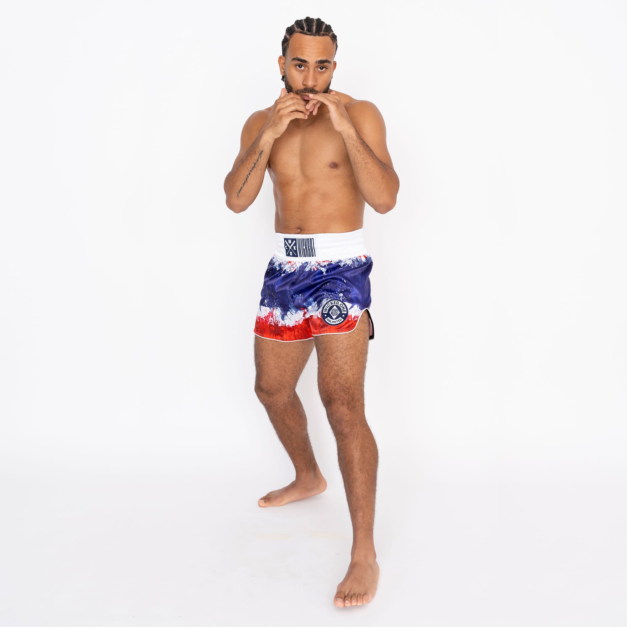 Short de Boxe Thaï Wicked One FLAG - Image 3