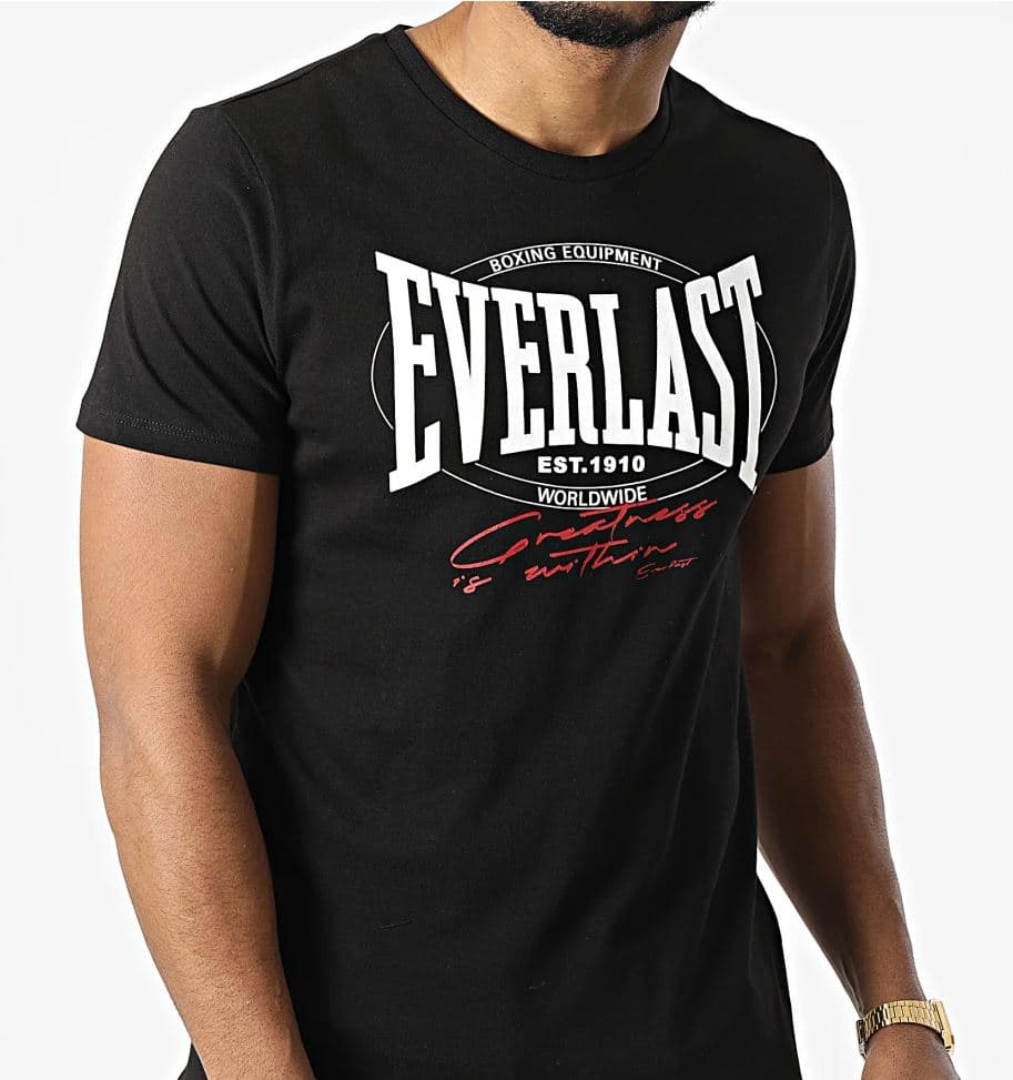 T-Shirt EVERLAST NORMAN NOIR - Image 2