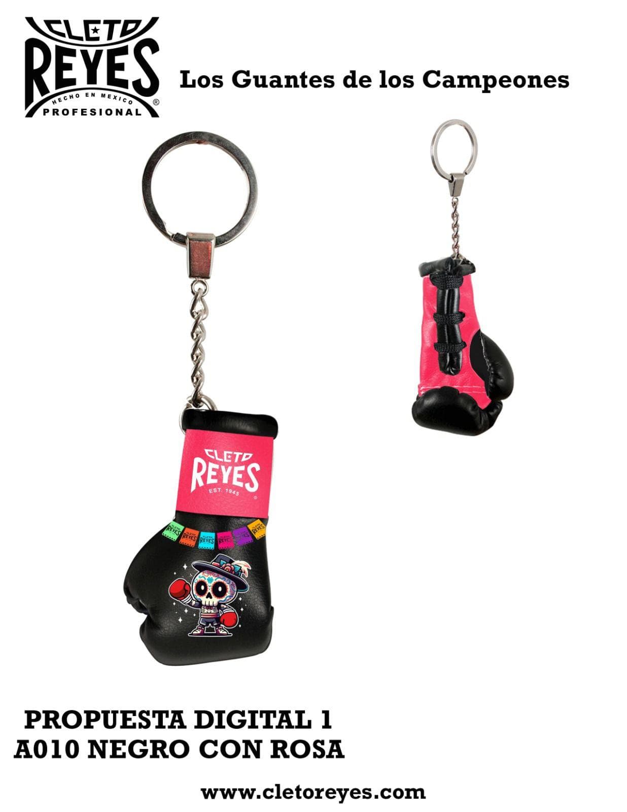 Porte clé REYES Rose