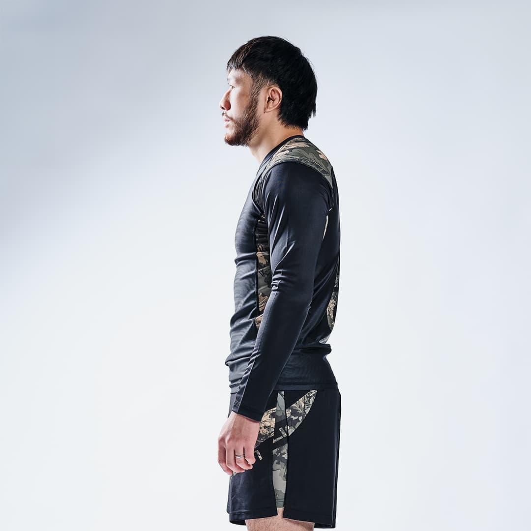 Rashguard Elion FOREST - Noir Manches Longues - Image 3