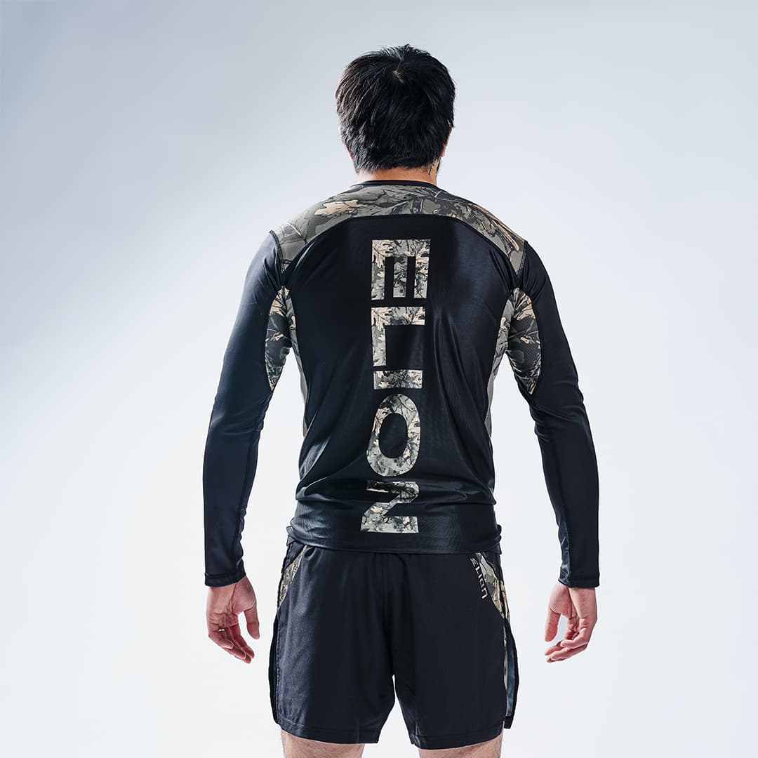 Rashguard Elion FOREST - Noir Manches Longues - Image 5