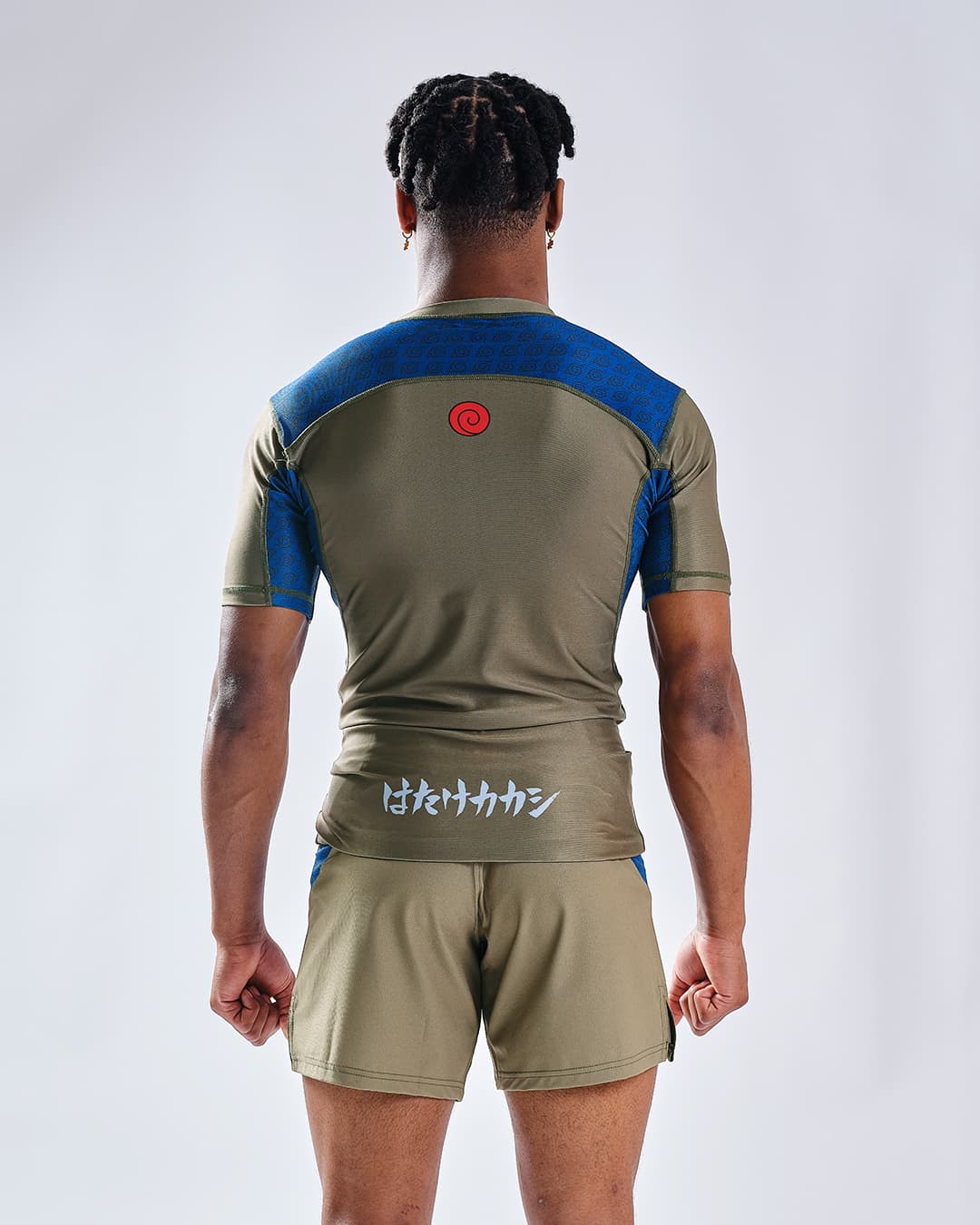 Rashguard NARUTO X ELION KAKASHI Kaki - Manches Courtes - Image 2