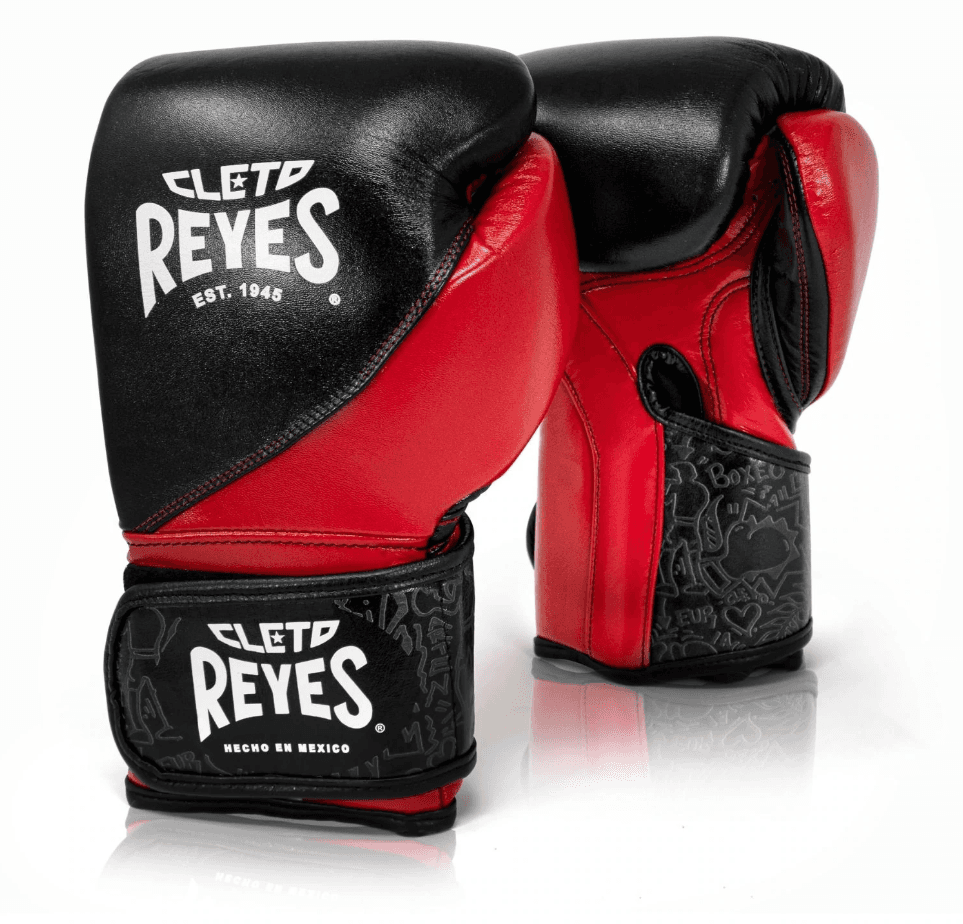 Gants de Boxe d'entrainement REYES HIGH PRECISION NOIR/ROUGE