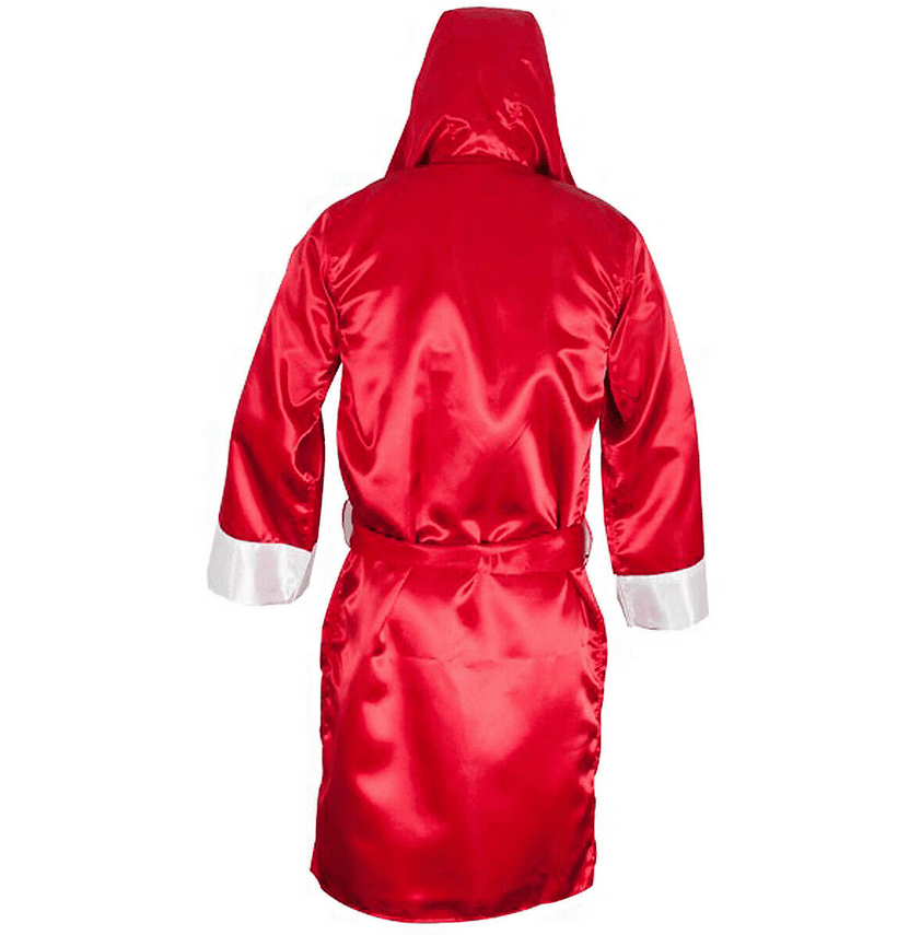 Peignoir de boxe capuche REYES Rouge/Blanc - Image 3