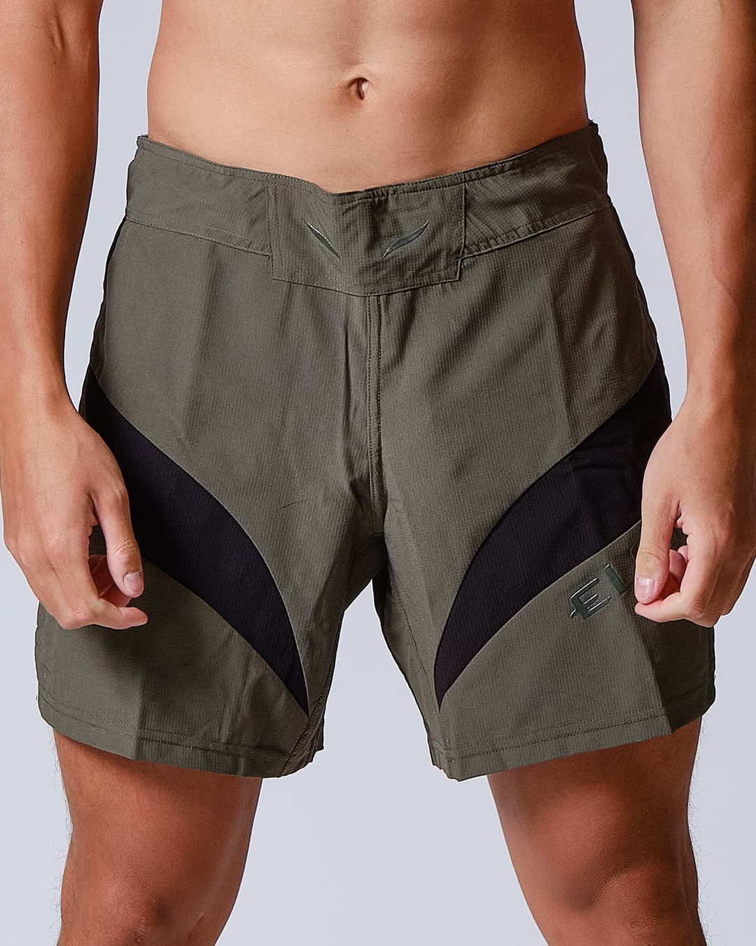 Short MMA SEYANT GLADIATOR ELION - Kaki/Noir - Image 2