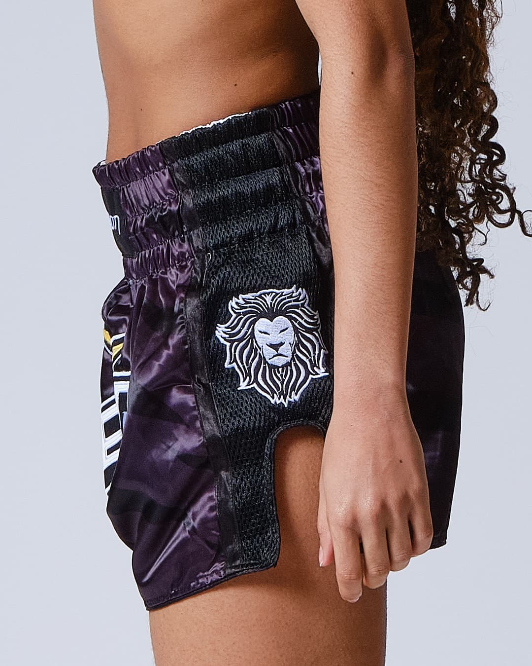 Short de Boxe Thaï ELION Raja - Noir - Image 4