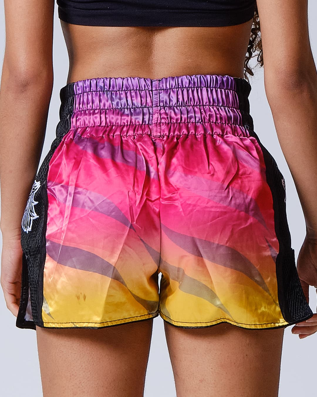 Short de Boxe Thaï ELION Raja - Rose/Orange - Image 9