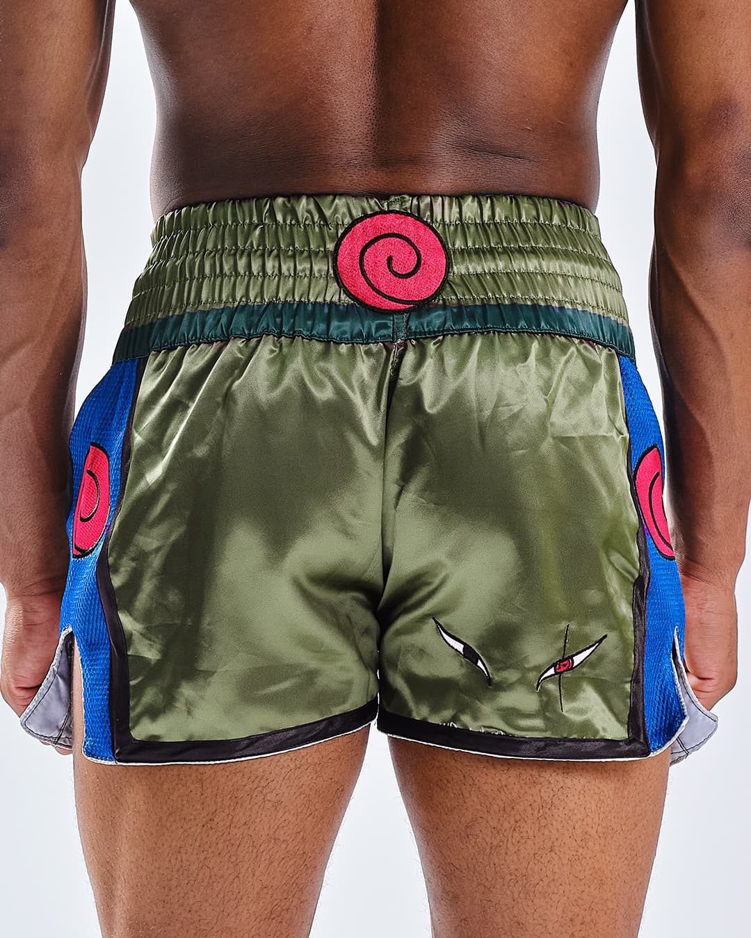 Short de Boxe Thaï NARUTO X ELION KAKASHI Kaki - Image 4