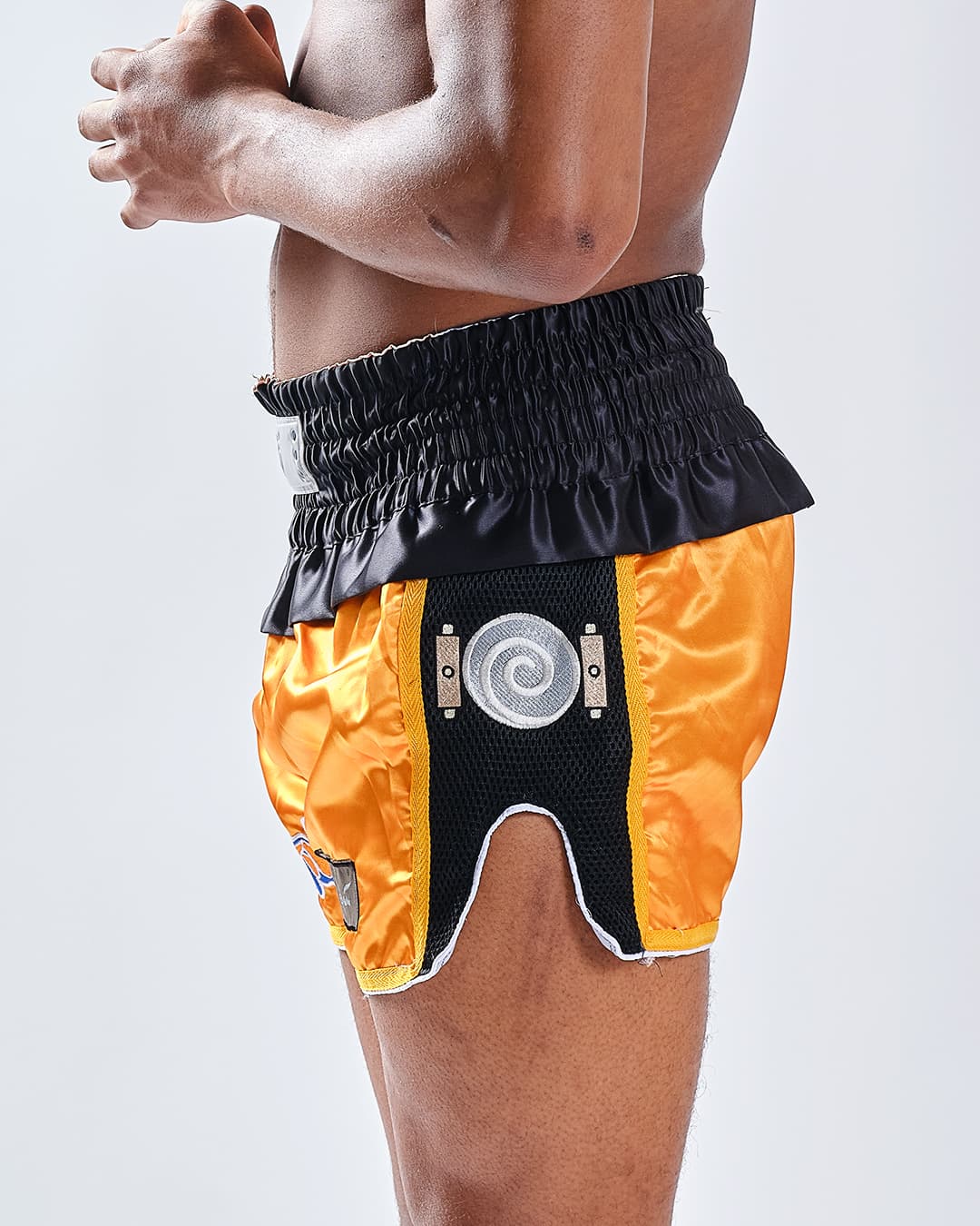 Short de Boxe Thaï NARUTO X ELION NARUTO Noir/Orange - Image 3