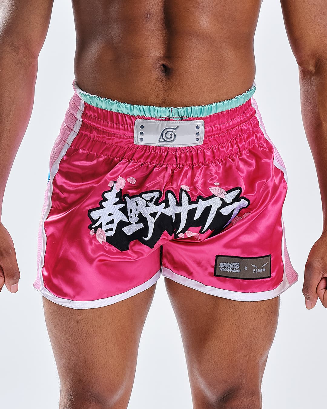 Short de Boxe Thaï NARUTO X ELION SAKURA Rose